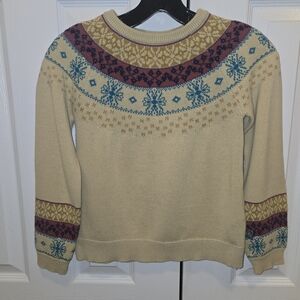 Disney Kids Sweater with Blue and Purple Patterns